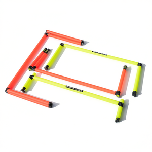 Barret Hinged Foldable Hurdle Fluo Polypropylene 32mm Max 40cm Agility Training Equipment - Product Image 2