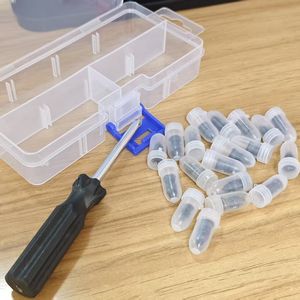 Kit <span class=keywords><strong>de</strong></span> Reparación <span class=keywords><strong>de</strong></span> Neumáticos con Tornillos Autorroscantes Impermeables y Clavos <span class=keywords><strong>de</strong></span> Goma para Reparación <span class=keywords><strong>de</strong></span> Neumáticos al Vacío - Product Image 2