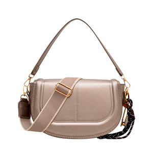 Nouvel arrivage : Sac bandoulière femme en PU, style selle, avec rabat à boucle magnétique, pour le quotidien, transfrontalier, RTS, commande mixte en gros - Product Image 2