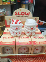 Jouet Squishy de Noël Lumineux Père Noël Bonhomme de Neige Géant, Jouet à Presser Squishy Taba Crunchy, Jouet Promotionnel