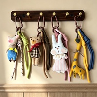 Porte-clés pendentif ours en peluche super mignon en tissu rembourré de coton, fait main, pour sac, décoration étudiante