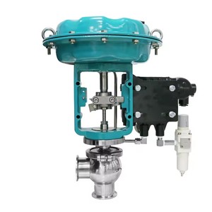 Vanne <span class=keywords><strong>de</strong></span> régulation pneumatique sanitaire en acier inoxydable 304, type à piston, à chargement rapide, à commande proportionnelle du débit, pour vapeur, avec <span class=keywords><strong>soupape</strong></span> <span class=keywords><strong>de</strong></span> <span class=keywords><strong>sécurité</strong></span> - Product Image 5