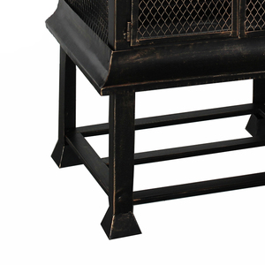 USA Style Hot Sale Wood Burning <strong>Steel</strong> <strong>Outdoor</strong> <strong>Fireplace</strong> - Product Image 5