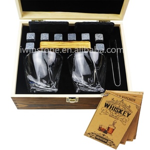 IWINSTONE calidad Premium giro vasos de whisky de 2 en hecho a mano caja de madera - Product Image 3