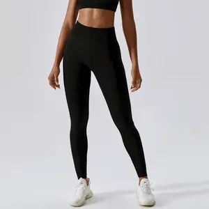 Wonman's Seamless Yoga hosen Damen Gesäß enge Sport gamaschen mit Fitness hose