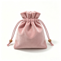 Sac à poussière en velours écologique OEM avec cordon de serrage, emballage cadeau personnalisé avec logo, pochette de rangement réutilisable, multicolore