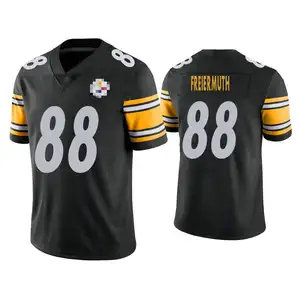 Alibaba Supplier Custom Cheap Pittsburgh Stitched American Football Jerseys Recycled 11 Claypool 7 Roethlisberger Sportswear