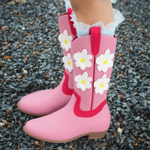 Bottes hautes en cuir véritable pour filles TPY0 – Doublure hiver, fermeture éclair, mode été-automne, pour l'école et les enfants – Grande vente - Product Image 1