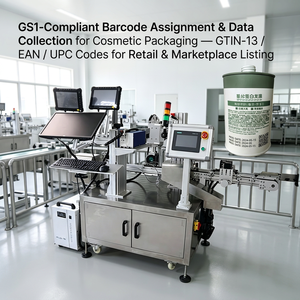 Service d'attribution de codes de traçabilité GS1 et de collecte de données pour les emballages de flacons et boîtes cosmétiques – Codes-barres GTIN/EAN/UPC - Product Image 2