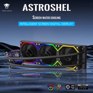 Enfriador Líquido para CPU AIO Jungle Leopard Astroshel V2G Negro de 360 mm, Pantalla LCD Digital ARGB de 2.8 Pulgadas, Ventilador de Fluido D-TDP de 300 W Máx. - Product Image 5