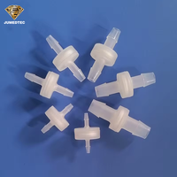 Mini filtre en ligne 1/4" 6,4 mm avec connecteur cannelé en plastique pour tuyau, filtre purificateur d'air et d'eau en maille