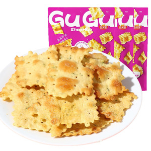 Galletas Saladas No Fritas, Snack Saludable No Engordante, Tres Sabores: Salado, Dulce y Crujiente, Sin Gluten, Bajo en Grasa, Venta al por Mayor de Fábrica, Negras - Product Image 3