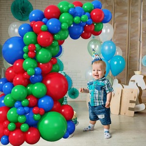 110 pièces araignées homme ballon guirlande arc Kit rouge bleu vert Latex ballons super-héros fête d'anniversaire décorations pour enfants cadeaux - Product Image 5