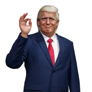 Custom Made Handcraft Life Size Political Man Silicone Resin Statue Sculpture for Art Collection