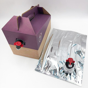 Sac d'emballage alimentaire en aluminium de 2 L, sac barrière à air, sac en boîte avec valve pour jus, lait, boissons - Product Image 4