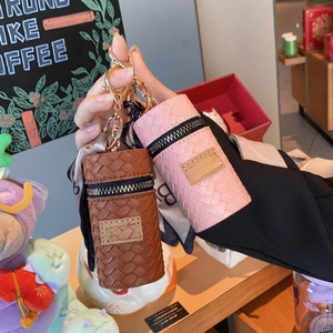 Portamonete in Pelle Ecologica <span class=keywords><strong>di</strong></span> Alta Qualità, Trendy a Forma <span class=keywords><strong>di</strong></span> Secchiello, Piccola Borsa per Rossetto da Donna, Portamonete con <span class=keywords><strong>Portachiavi</strong></span> - Product Image 2