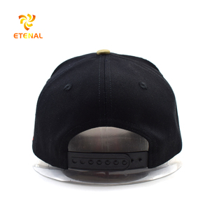 2024 tùy chỉnh thể thao thời trang được trang bị <span class=keywords><strong>Snapback</strong></span> Mũ bóng chày 3D thêu hai tông màu đen tấm màu xanh lá cây vành 5 bảng báo argyle - Product Image 4