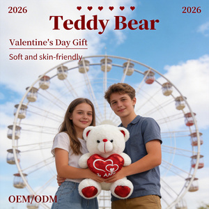 Oso de Peluche Rojo de San Valentín Personalizado de Fábrica, Juguete de Peluche Suave para el Día de la Madre, Navidad, OEM/ODM, Venta al por Mayor - Product Image 3