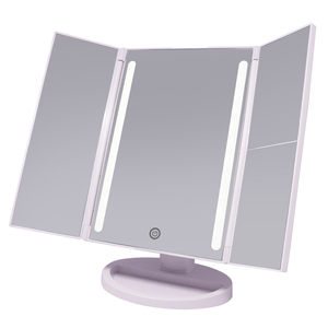 <span class=keywords><strong>Espejo</strong></span> cosmético LED Plegable - <span class=keywords><strong>Espejo</strong></span> tríptico <span class=keywords><strong>de</strong></span> Maquillaje con iluminación - <span class=keywords><strong>Espejo</strong></span> con Pliegues <span class=keywords><strong>de</strong></span> aumentos - Product Image 3