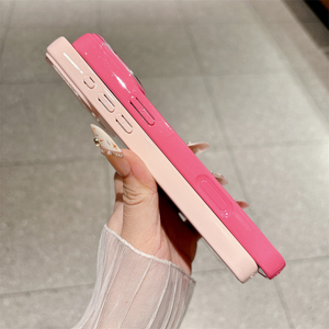 เคสโทรศัพท์อะคริลิคไล่เฉดสีแบบซัมเมอร์ 2 in 1 สำหรับ iPhone 13 14 15 16 17 pro max ป้องกันแรงกระแทก - Product Image 3