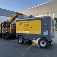 Compresseurs d'air mobiles portatifs de 25Bar pour des plates-formes de forage de mine de puits