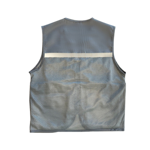 Gilet de sécurité réfléchissant en tissu maillé CITICITY, haute visibilité, fermeture éclair, respirant, avec poche - Product Image 6