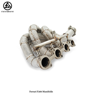 Collettore di Scarico CSZ Performance con Scudo Termico per Supercar <span class=keywords><strong>Ferrari</strong></span> 360 F360 3.6L, in Acciaio Inox SS304, Pronto per la Spedizione - <span class=keywords><strong>Accessori</strong></span> Tuning <span class=keywords><strong>Auto</strong></span> - Product Image 3