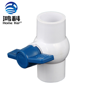 Homeker JZ-1095 PVC 볼 밸브 1/2 ''-4'' 물 사용 고온 저항 3 년 보증 절강 기원 - Product Image 2