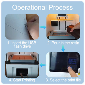 Ingrosso stampante 3d 16k stampante ad alta precisione da 10 pollici con resina Lcd che polimerizza la luce gioielli dentaria 3d stampante con filtro dell'aria e riscaldatori - Product Image 3
