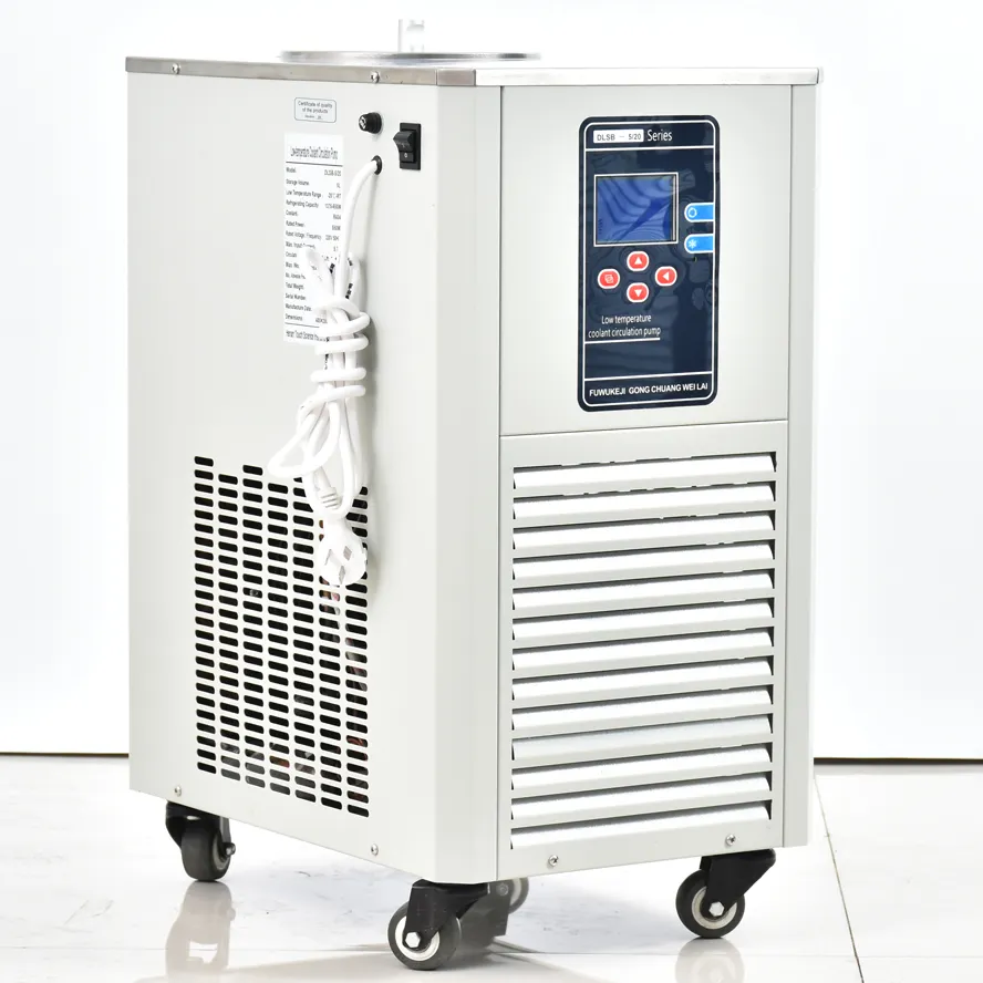 Dlsb cooler recirculador de laboratório, refrigerador de água refrigerante 5/20 5/30 5/80