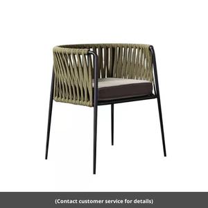 Customized Modern Metal Aluminum Rattan Weather Resistant Outdoor Furniture <b>Table</b> Chair Set for Garden and <b>Balcony</b> - Product Image 2