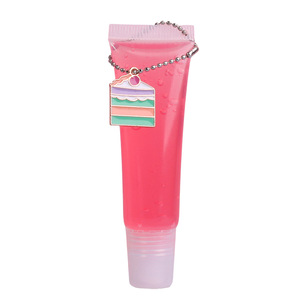 Brillant à lèvres porte-clés <span class=keywords><strong>de</strong></span> marque privée avec porte-clés Logo personnalisé Vitamine E Minéral Vegan Glitter Confiture <span class=keywords><strong>de</strong></span> fruits Brillant à lèvres Porte-clés - Product Image 5