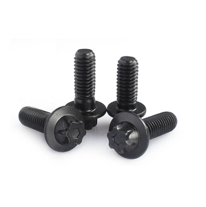 Tornillos de cabeza hexalobular LeGood M6 DIN34801 con brida grande, tornillos antirrobo para automóvil - Product Image 4