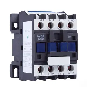 New CJX2 series 24-36V 220-380V copper coil single-phase three-phase silver contact AC contactor