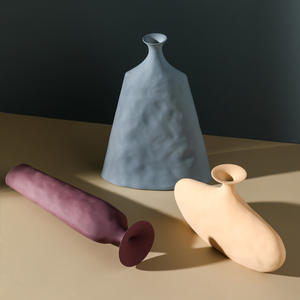 Jingdezhen, nouveau vase en céramique d'innovation pour la décoration de table de fleurs et d'herbe Oeuvre d'art élégante dans la <span class=keywords><strong>vie</strong></span> - Product Image 4