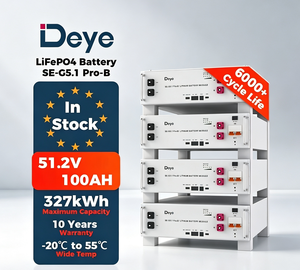 بطارية Deye الأكثر مبيعًا طراز SE-G5.1 Pro-B منخفضة الجهد 51.2 فولت، بطارية ليثيوم فوسفات 100 أمبير ساعة شائعة الاستخدام في أنظمة الطاقة الشمسية للمنازل والمؤسسات التجارية - Product Image 1