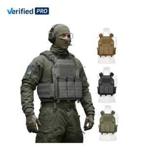 Gilet Tattico <span class=keywords><strong>Molle</strong></span> in Tessuto Oxford di Nylon all'Ingrosso, Protezione per Addestramento sul Campo CS, Porta Piastre Morbido e Confortevole - Product Image 1