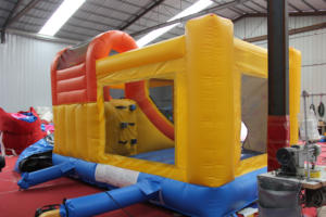 <span class=keywords><strong>Mini</strong></span> Trampoline dongyuan trẻ em trong nhà nhảy nảy nảy lâu đài bơm hơi ngoài trời công viên giải trí thiết bị với Slide - Product Image 4