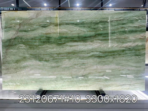 Lujo Natural Royal <span class=keywords><strong>Louis</strong></span> Verde Esmeralda Niagara Green Alexandria Gaya Losas de cuarcita Azulejos de pared Cocina Encimeras de mármol - Product Image 2