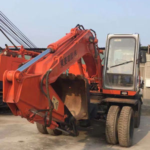 Excavadora Usada de Segunda Mano, Maquinaria para Movimiento de Tierras HITACHI EX100WD en Venta - Product Image 1