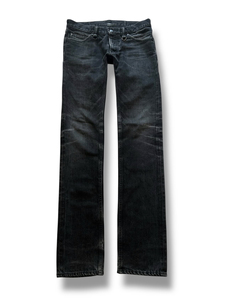 Pantalones acampanados de diseño personalizado con efecto de fricción para reparar bigotes de gato - Product Image 4