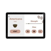 Tablet android tampilan pintar lcd IPS, tablet model baru 8 inci kustom, tablet pc tampilan pintar otomotif penuh, Mesin kopi, bingkai terbuka