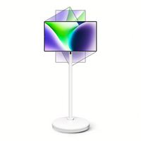 ZhengFeng TV LED Android 24 inci Layar Sentuh - Kamera 13MP 128GB CPU 8-Core IP65 120Hz 12V Putih Bertenaga Baterai Full HD untuk Portabel Pintar