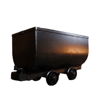 Wagon de transport minier à quatre roues Zlinktric, à carrosserie fermée, avec pompe et roulement, pour le transport dans les tunnels de charbonnages