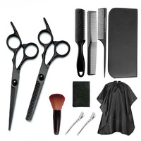 Ciseaux de coupe de cheveux personnalisés de 6 pouces Kit de ciseaux amincissants professionnels en acier inoxydable ensemble de ciseaux de coiffeur pour coiffeur