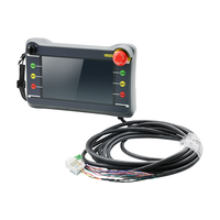 Kinco SZ7PE Layar Sentuh HMI Industri 7 inci dengan Tombol E-Stop & Tombol Terprogram, Kabel 5m 10m untuk Skenario Server Industri yang Dapat Dipindahkan