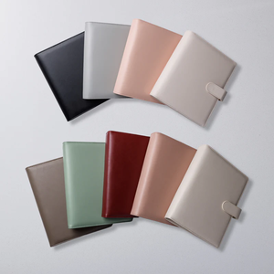 Low MOQ A5 Creative Business Hardcover Planner <b>Binder</b> PU <b>Leather</b> Cover Loose-Leaf Customizable School Supplies Organizer - Product Image 1
