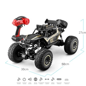 Voitures RC rechargeables <span class=keywords><strong>2</strong></span>,4 GHz 4x4, Monster Trucks électriques tout-terrain télécommandés, jouets en métal pour enfants, cadeaux - Product Image 5