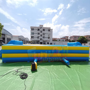 Campo de fútbol de jabón inflable de grado comercial para exteriores, interactivo, para fiestas y eventos. - Product Image 3