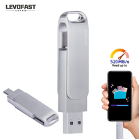 LEVOFAST grosir penyimpanan Data ponsel, Hard Drive eksternal SSD M.2 tipe-c 3.1